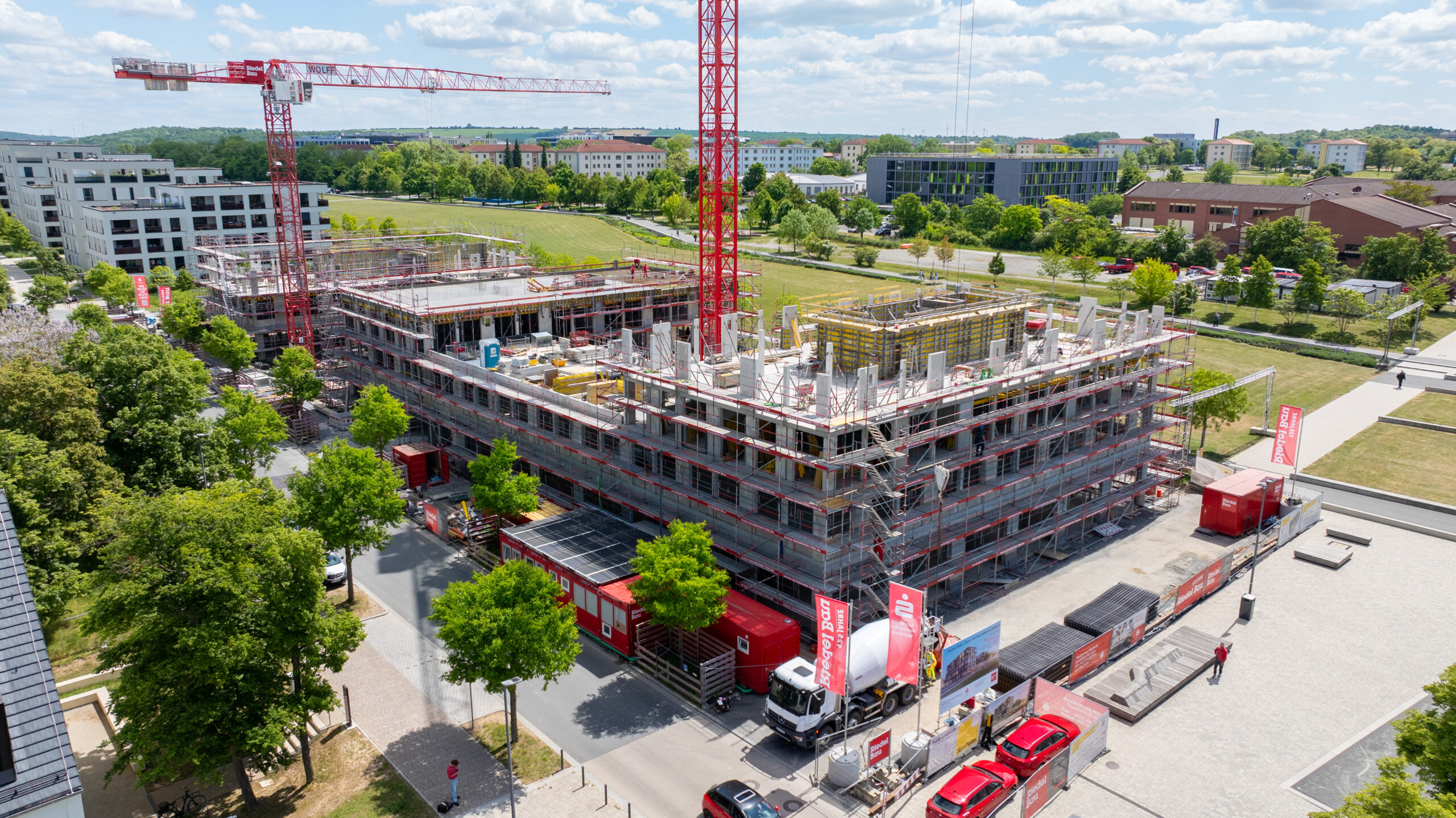 Das Ärztehaus im Mai 2025